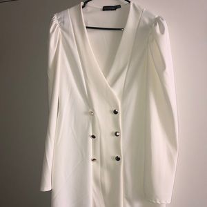 Pretty little thing caped blazer dress